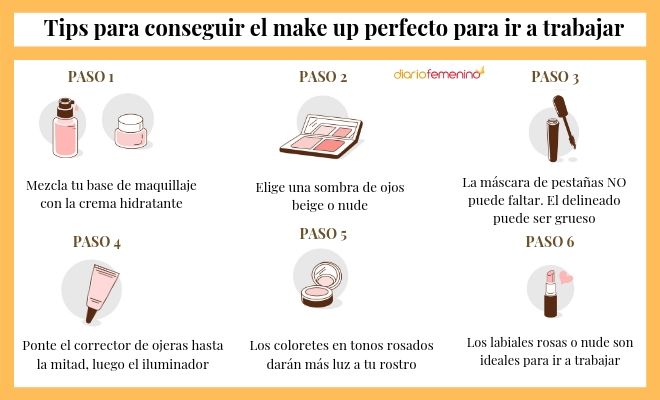 Los pasos que debes seguir para conseguir un make up para ir a trabajar ideal